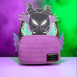 Loungefly Disney Malifacent Dragon Cosplay Exclusive Backpack
